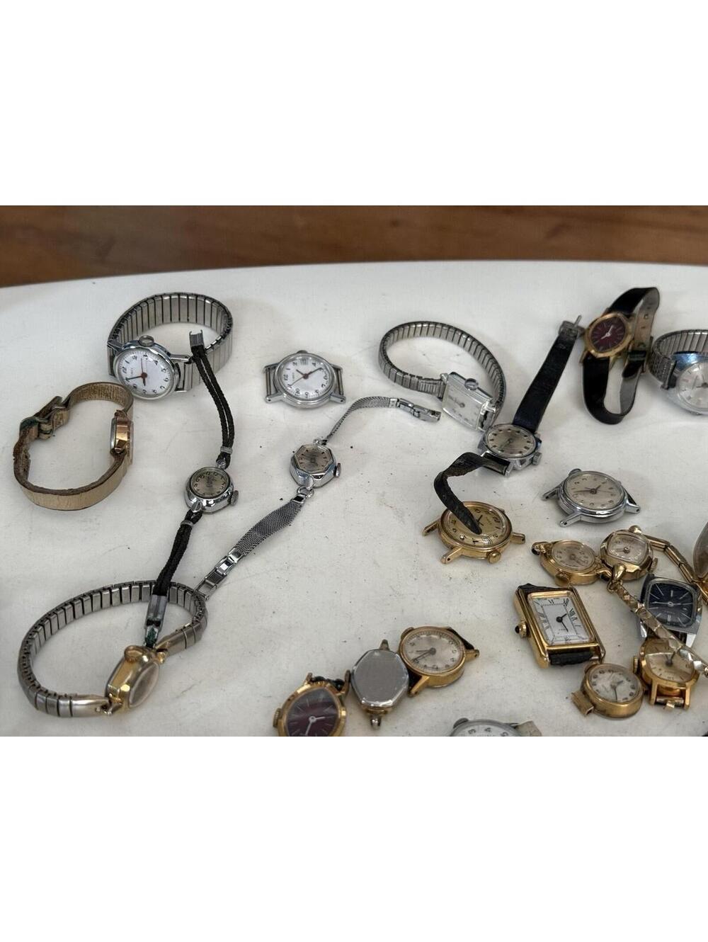 Lot Of 33 Vintage  Watches  , Mostly Timex ( Parts Only ) - Picture 4 of 12